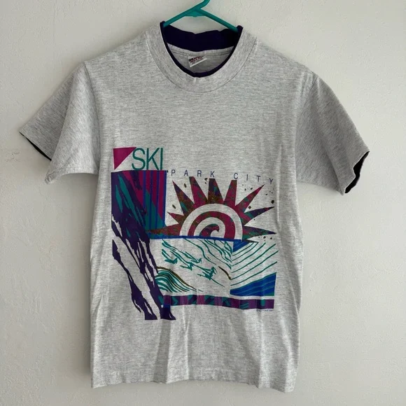Vintage 90’s Ski Park City Tee - Picture 4 of 8